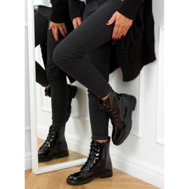 Botas lacadas en negro S1AX8039-38 Negro 3