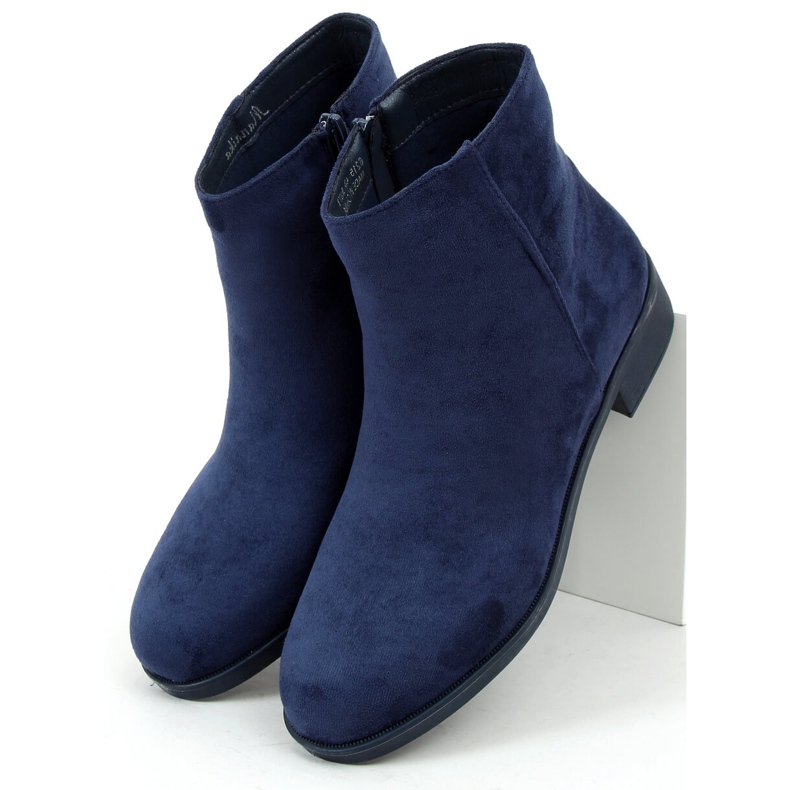 Botas Chelsea clásicas para mujer, azul marino 6215 Navy 1