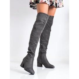 Seastar Botas de mosquetero grises 1