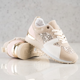 SHELOVET Zapatillas con estilo beige 3
