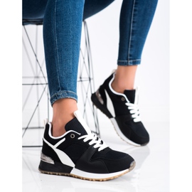 SHELOVET Zapatillas deportivas negras negro 3