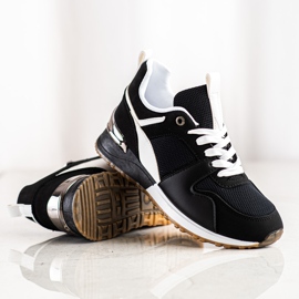 SHELOVET Zapatillas deportivas negras negro 4