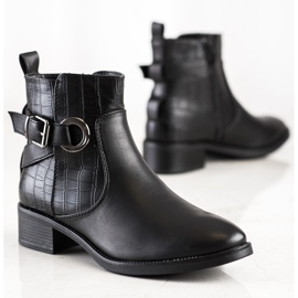 Super Mode Botas casuales con hebilla negro 1 Super Mode Botas casuales con hebilla negro 1