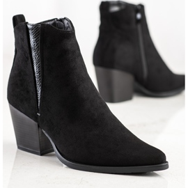 Bestelle Botines de ante en Spitz negro 2