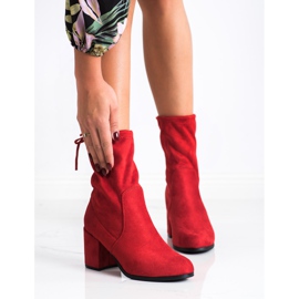 Seastar Botas rojas sin cordones rojo 2