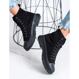 Seastar Zapatillas de ante altas negro 2