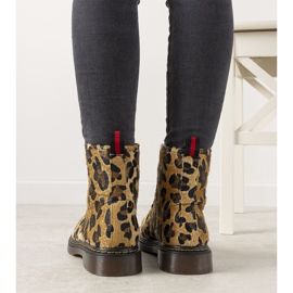 Botas marrones con estampado de camuflaje de Emery marrón 1