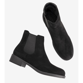 Botas negras clásicas con aislamiento de mujer Cristal negro 2