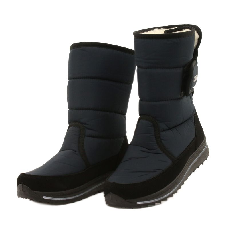 Botas deportivas femeninas Progress Progj-21-08 Navy Blue negro 2