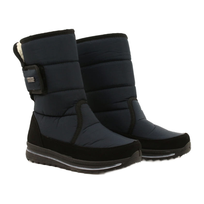 Botas deportivas femeninas Progress Progj-21-08 Navy Blue negro 4