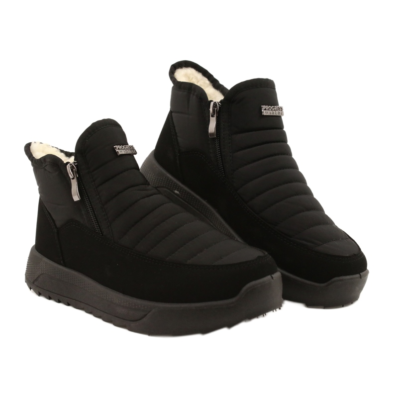 Progress Botas de mujeres en el progreso de la piel progj-21-21 negro 5 Progress Botas de mujeres en el progreso de la piel progj-21-21 negro 5