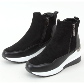 Negro NB511 Botas negras con suela deportiva 1