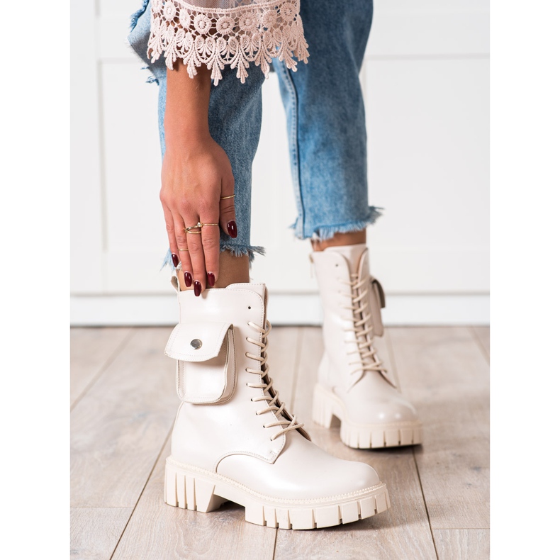 Seastar Trabajadores con bolsillo beige 1