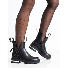 Seastar Botas cálidas con corte negro 3
