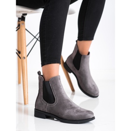SHELOVET Botas Chelsea con estilo gris 1 SHELOVET Botas Chelsea con estilo gris 1