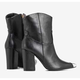 Bota cowboy bretona negra negro 2