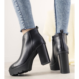 Botas negras clásicas en el poste para mujer My Need negro 1