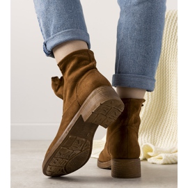 Botas sin cordones de mujer roquelina marrón 2