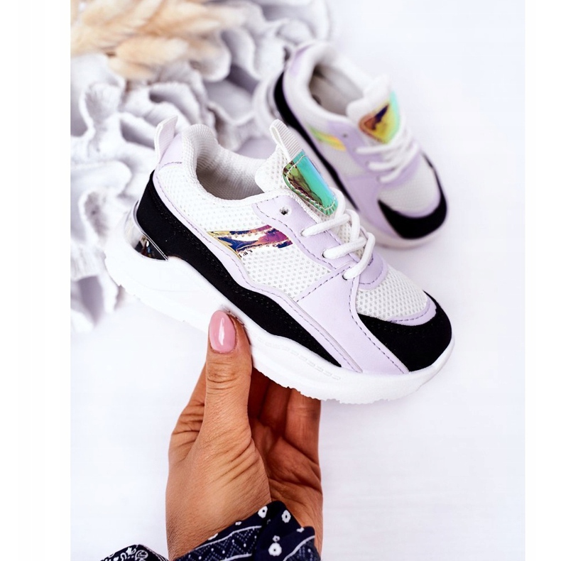 Zapatillas Deportivas Infantiles Zapatillas Negro-Violeta Game Time blanco 2 Zapatillas Deportivas Infantiles Zapatillas Negro-Violeta Game Time blanco 2