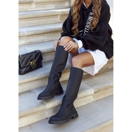 S.Barski Botas altas para mujer negras ¿Qué está pasando? negro 1 S.Barski Botas altas para mujer negras ¿Qué está pasando? negro 1