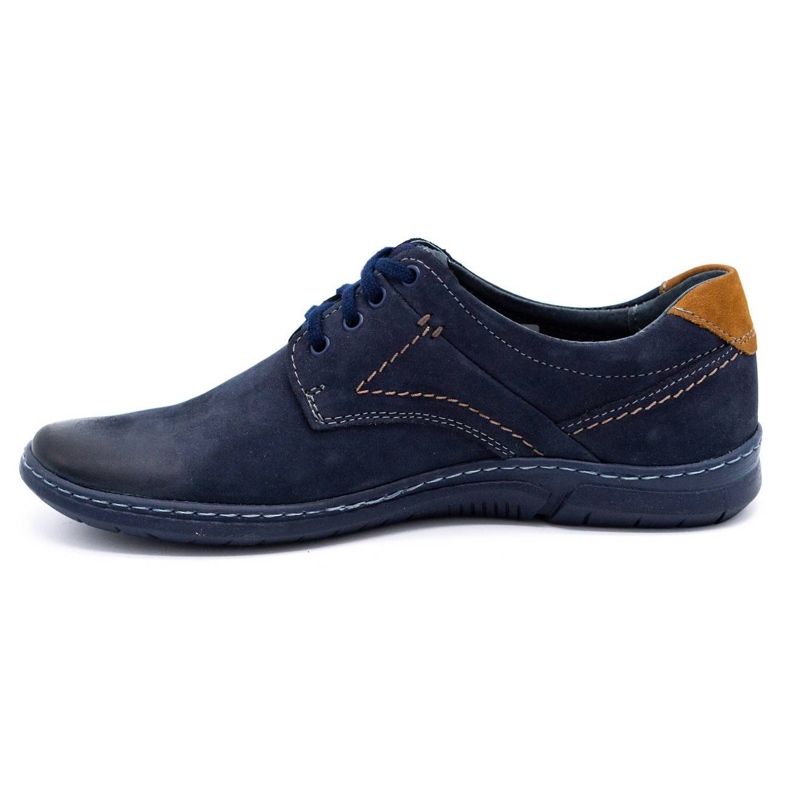 KOMODO Zapato casual hombre piel 858K azul marino 1