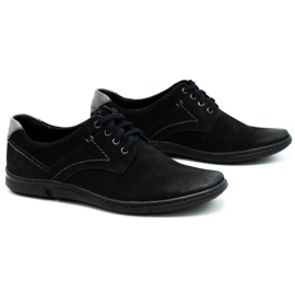KOMODO Zapato casual piel hombre negro 858K 2