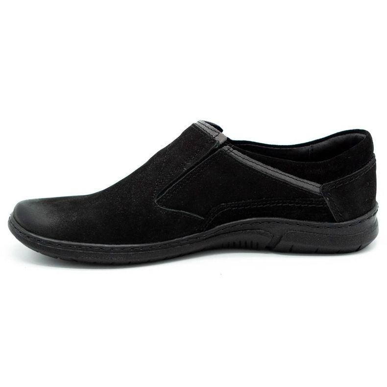 KOMODO Zapato sin cordones hombre piel negro 860K 1