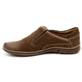 KOMODO Zapato sin cordones hombre piel marrón 860K 1