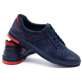 KOMODO Zapato casual piel hombre 883LK azul marino 4