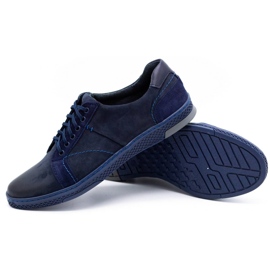 KOMODO Zapato casual piel hombre 884K azul marino 3