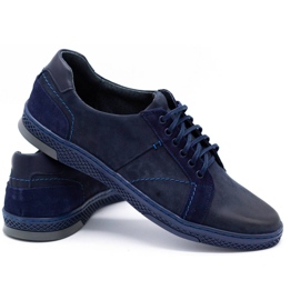 KOMODO Zapato casual piel hombre 884K azul marino 4