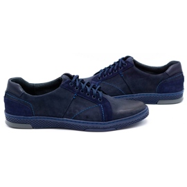 KOMODO Zapato casual piel hombre 884K azul marino 5