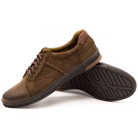 KOMODO Zapatos casual piel hombre 884K marrón 3