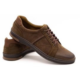 KOMODO Zapatos casual piel hombre 884K marrón 4