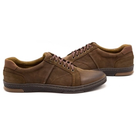 KOMODO Zapatos casual piel hombre 884K marrón 5