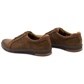 KOMODO Zapatos casual piel hombre 884K marrón 7