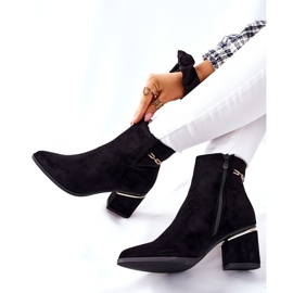 PS1 De Mujer Ante Botas Con Tacón Negro Un Paso 5