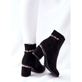PS1 De Mujer Ante Botas Con Tacón Negro Un Paso 3