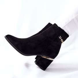 PS1 De Mujer Ante Botas Con Tacón Negro Un Paso 6