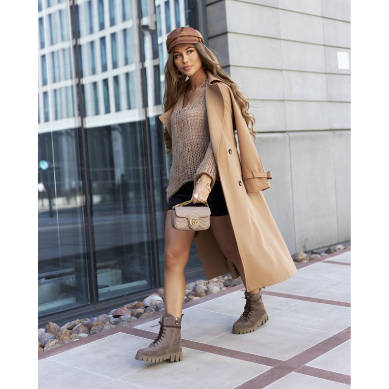 Botas Mujer Piel Velour Nicole 2673 Marrón 1