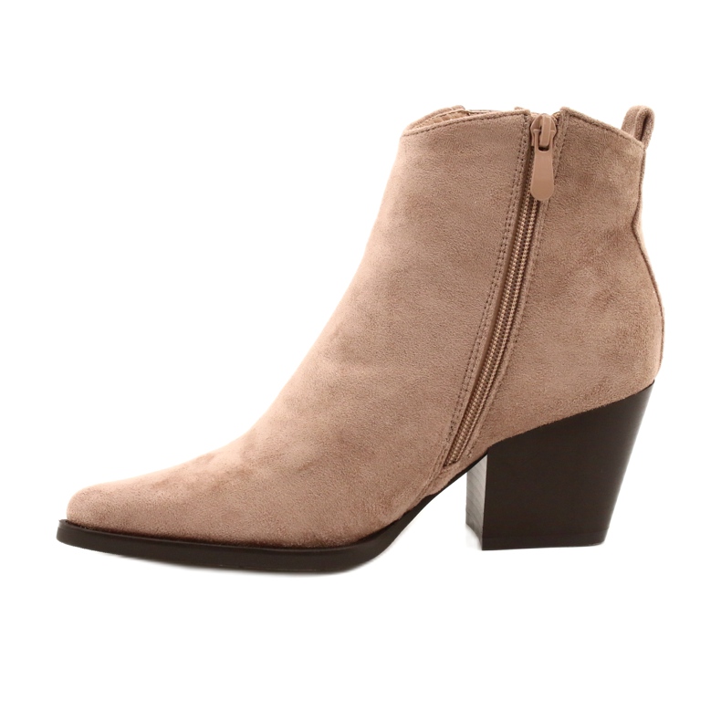 FB2 Botas de mujer con tacón alto Beige Loud 19051-11 3