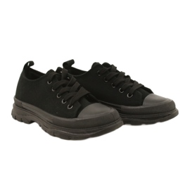 FR1 Zapatillas deportivas negras para niños Travel Time negro 11