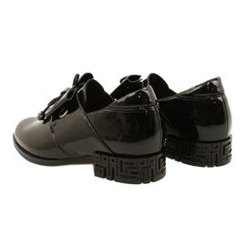 Zapatos Negros Con Lazo Sergio Leone PB260 3