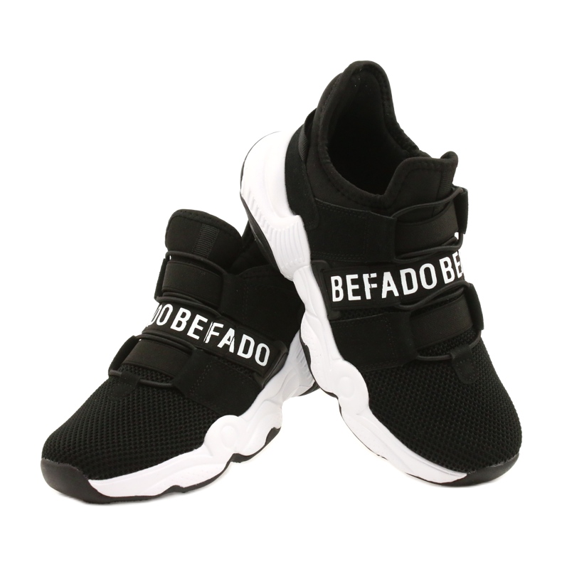 Calzado infantil befado 516Y066 blanco negro 4