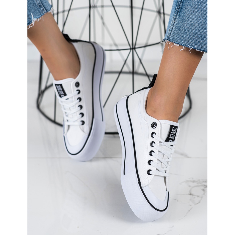 Zapatillas de mujer Big Star II274021 blanco 1