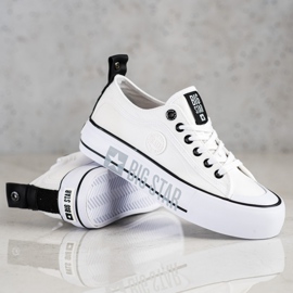 Zapatillas de mujer Big Star II274021 blanco 2