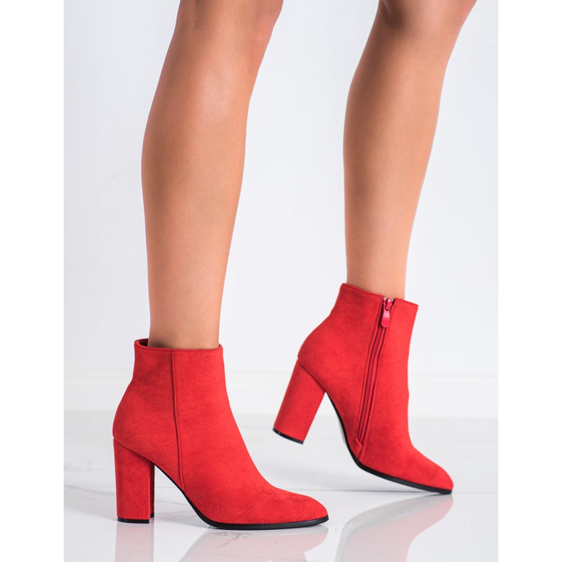Bestelle Elegantes botas rojas rojo 2