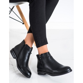 Clowse Botas casual con estampado de serpiente negro 4