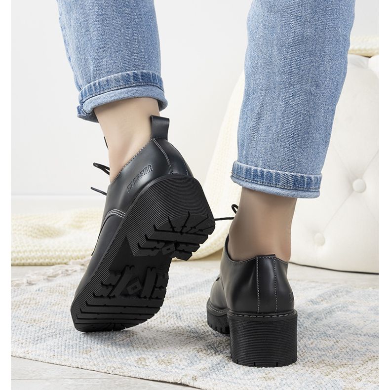 Big Star, zapatos de mujer Methena negro 1