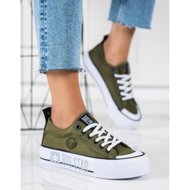 Zapatillas de mujer Big Star II274024 verde 1